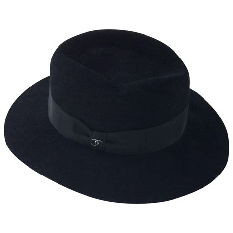 vintage chanel hats|black Chanel top hat.